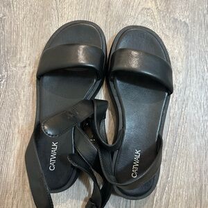 Catwalk Black Women's Sandals